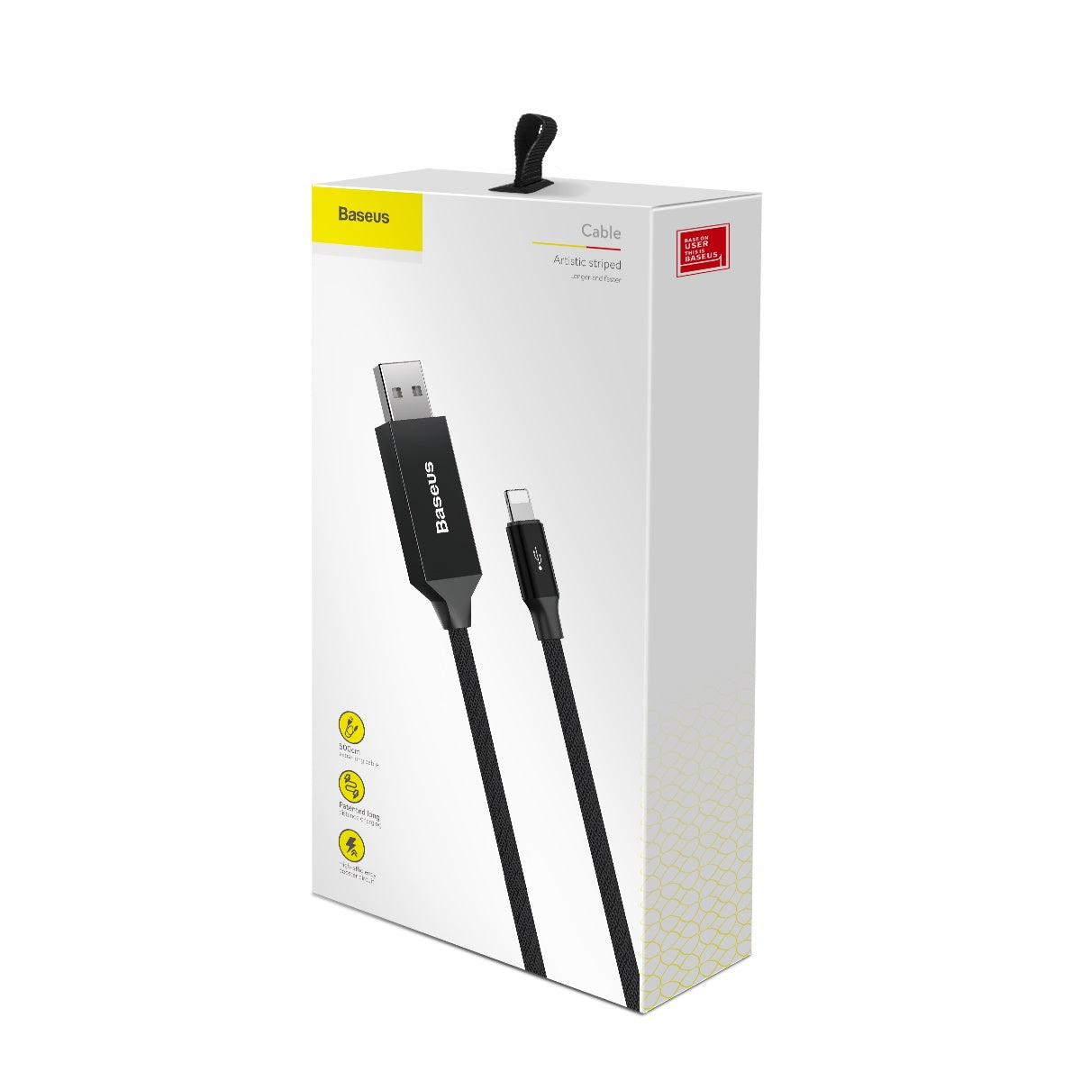 Baseus Artistic Striped USB cable For iP 5m