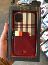 Red Check Case with Pocket