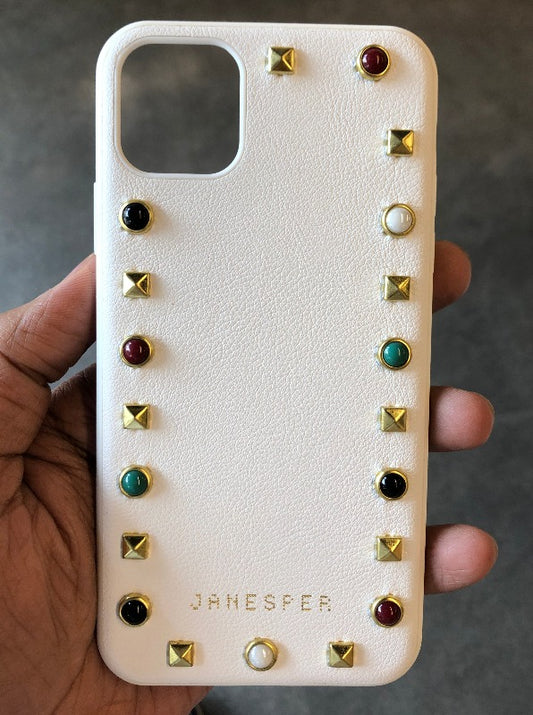 Studds Leather Case White