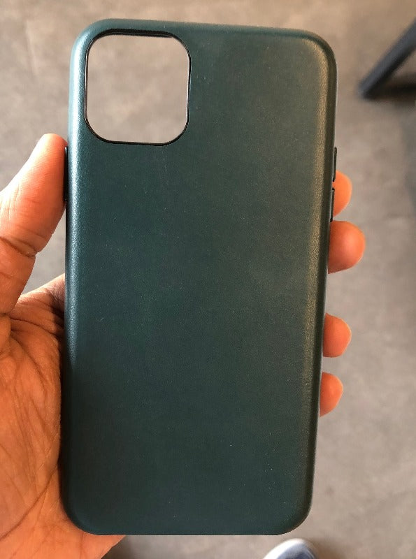 Leather Case Midnight Green