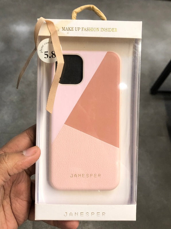 Diamond Cut Leather Case Pink