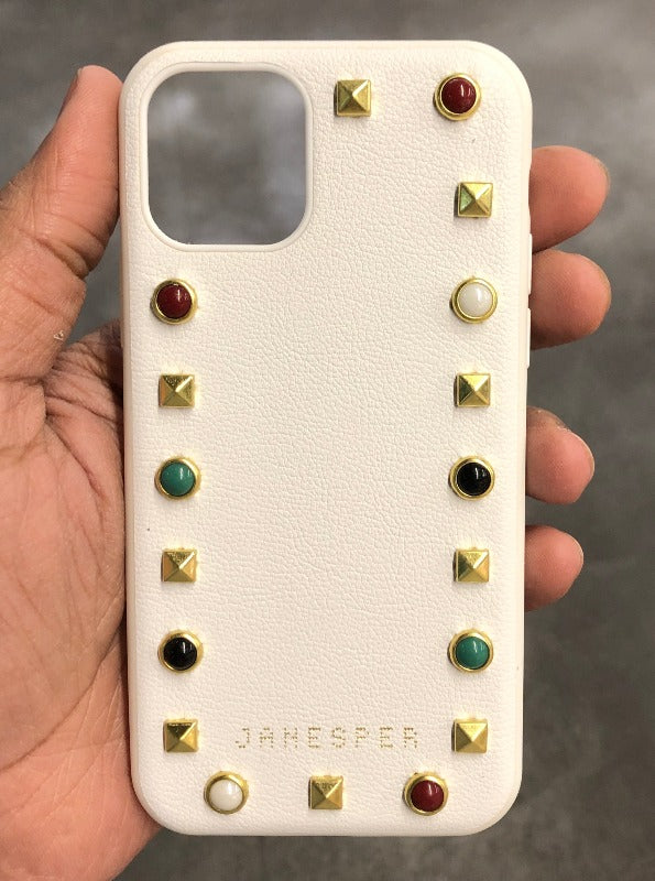 Studds Leather Case White