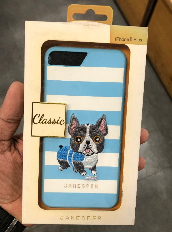 Striped Dog Case Blue