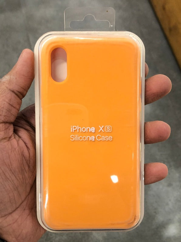 Silicone Case Orange for iPhone X/Xs