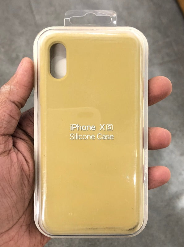 Silicone Case Beige for iPhone X/Xs