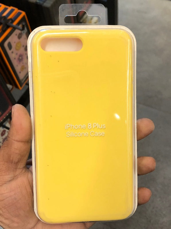 Silicone Case Yellow for iPhone 7+/8+
