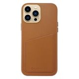 Brown PU Leather Wallet Case For iPhone 13 Series