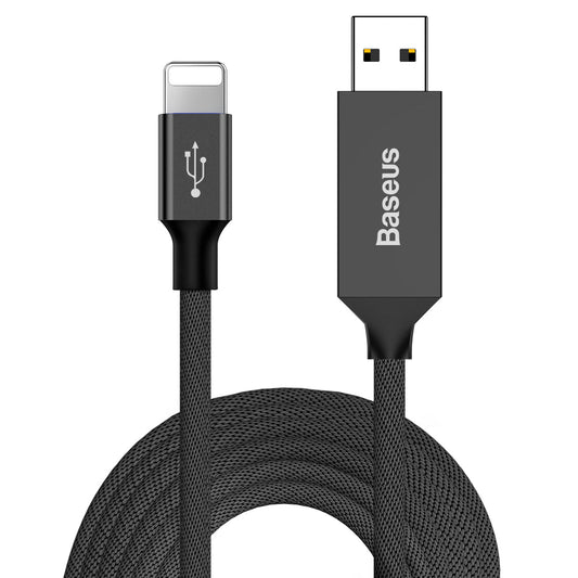 Baseus  Artistic Striped USB cable For iP 5m