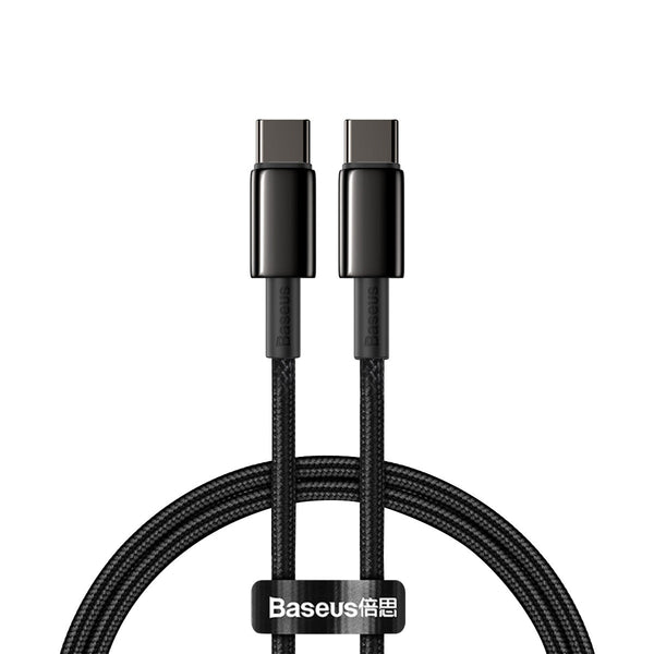 Baseus Tungsten Gold Type-C to Type-C 100W Fast charging Cable 1 m