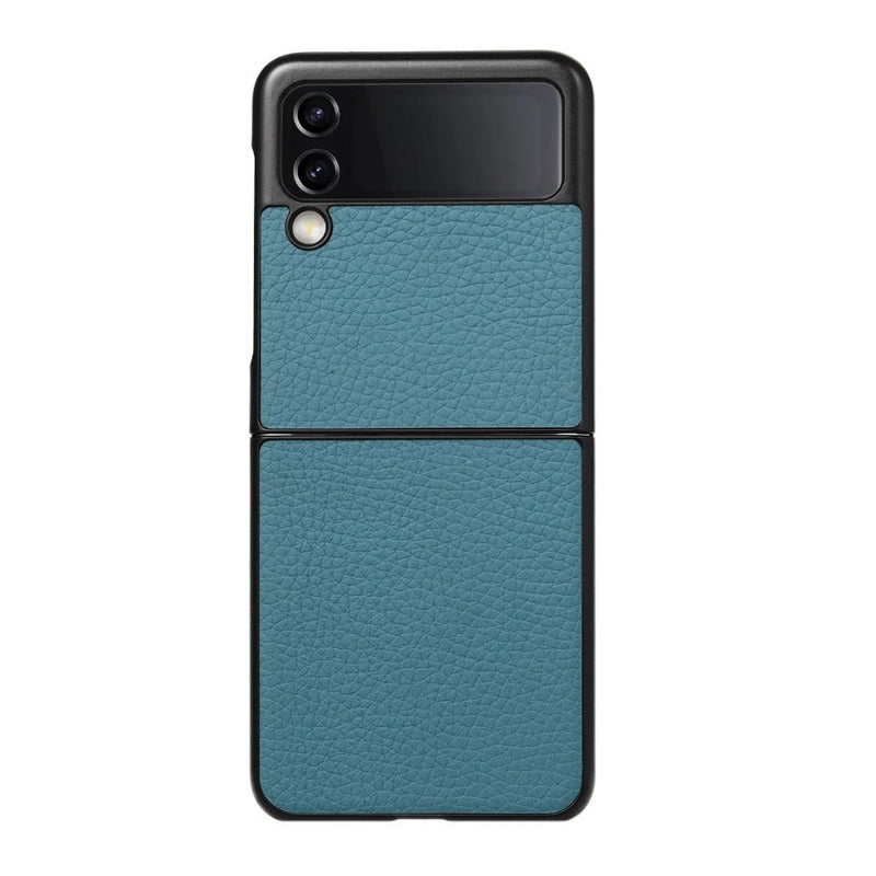 Pebble Real Leather Case for Samsung Flip 3